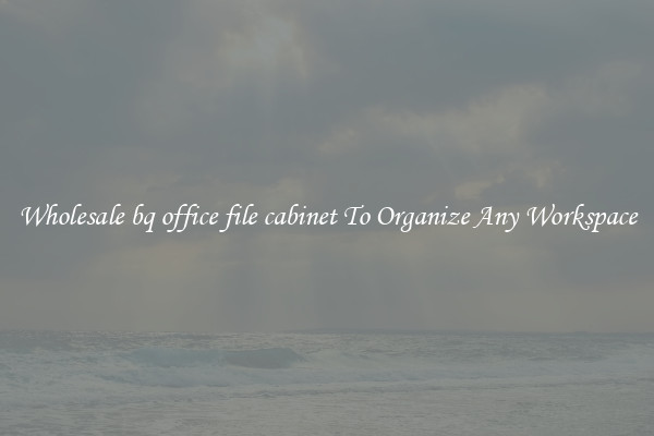 Wholesale bq office file cabinet To Organize Any Workspace