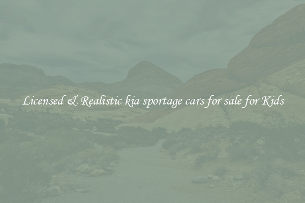 Licensed & Realistic kia sportage cars for sale for Kids