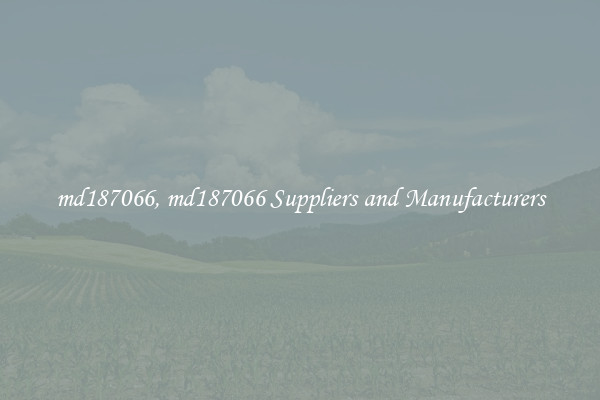 md187066, md187066 Suppliers and Manufacturers