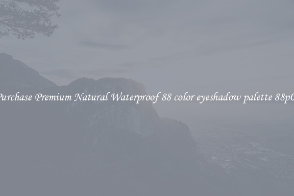 Purchase Premium Natural Waterproof 88 color eyeshadow palette 88p02