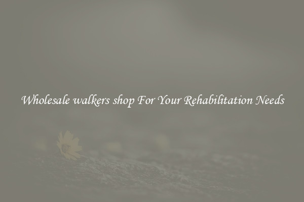Wholesale walkers shop For Your Rehabilitation Needs