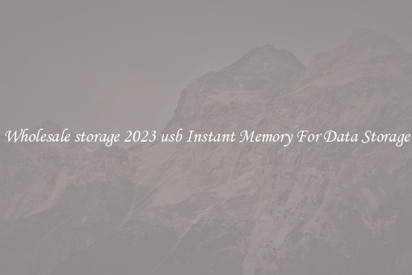 Wholesale storage 2023 usb Instant Memory For Data Storage