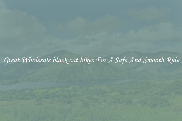 Great Wholesale black cat bikes For A Safe And Smooth Ride