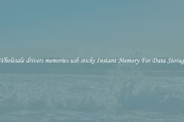 Wholesale drivers memories usb sticks Instant Memory For Data Storage